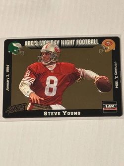 1993 Action Packed Monday Night Football #77 Steve Young 49ers HOF