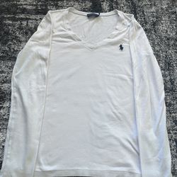 Polo Womens White Long Sleeve
