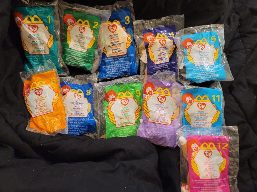 McDonald's TY Beanies NWT