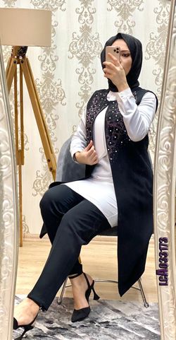 3 PCs Set Women Muslim Fashion Style Turkey . Size 44