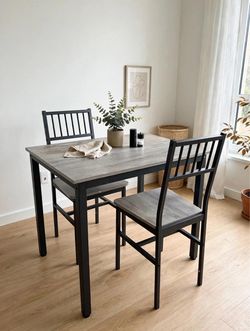 2-Person Dining Table and Chair Set