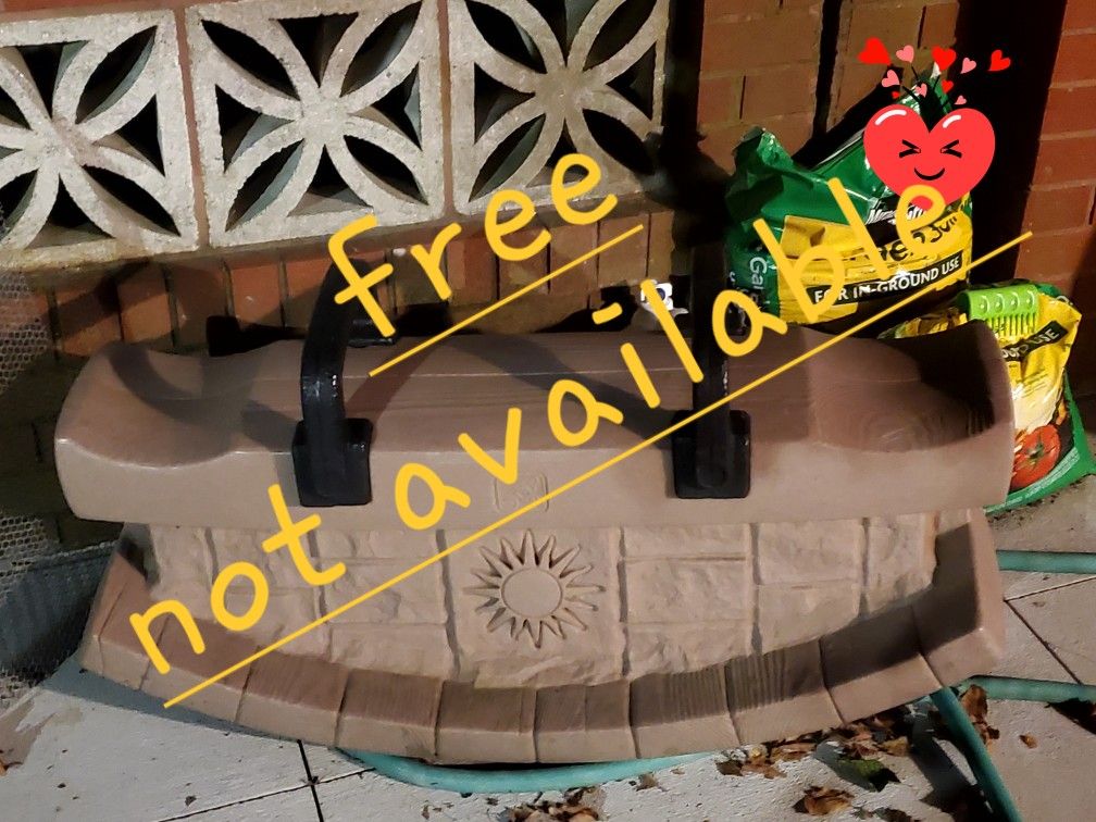 Step 2 Naturally Playful Teeter Totter made to look like stone to more easily blend in with natural surroundings, but is a lightweight plastic. Wide c