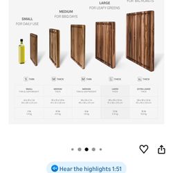 Teakhaus large 20x15x1.5 cutting board