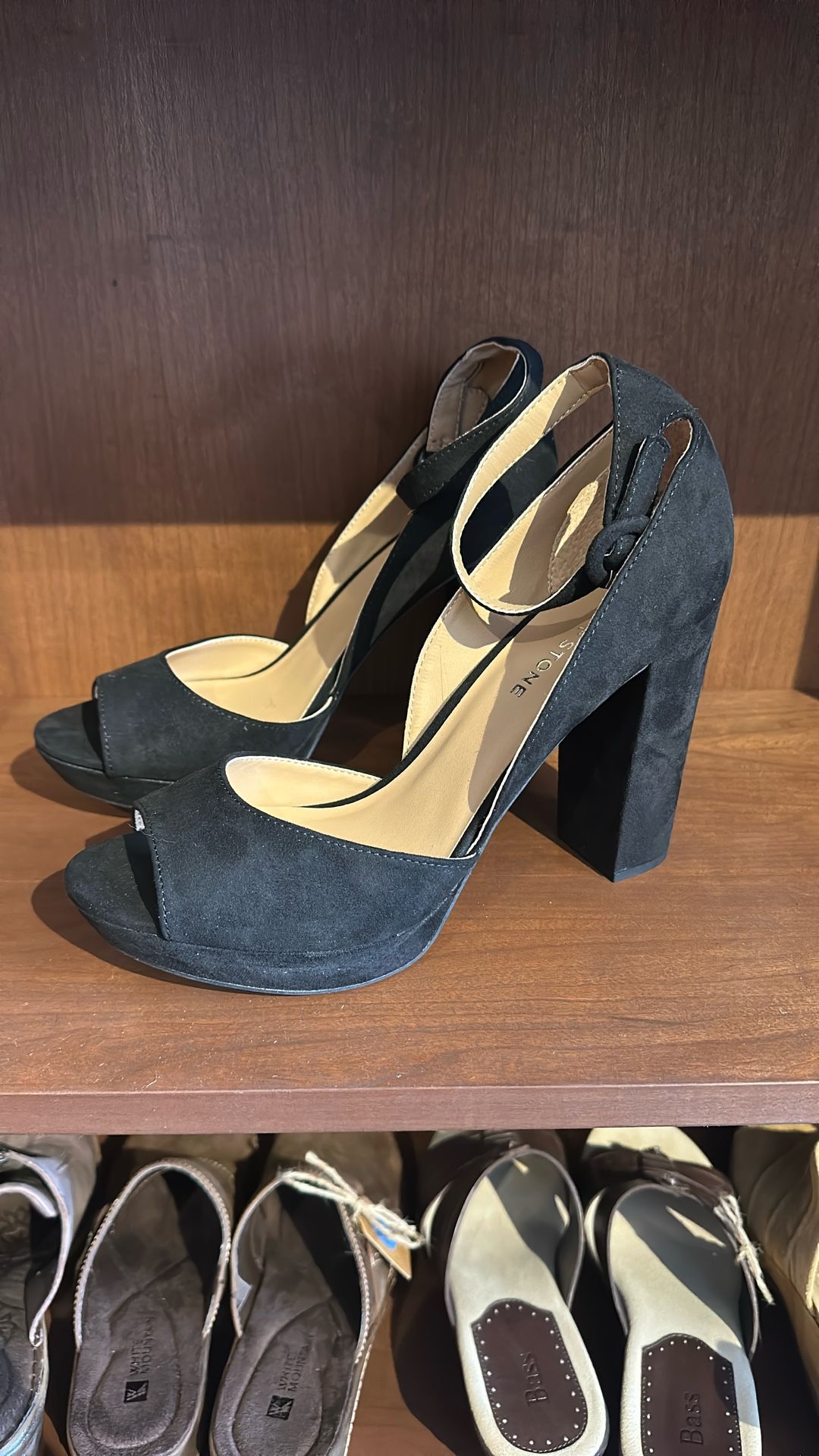 Women’s Shoes - Black Suede High Heels Brand new!