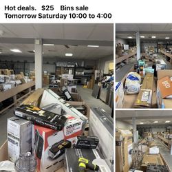 Desert deals liquidation has a hot deal Monday 03/29 all bins $25 from 10-4 locations 1322 S 4th ave yuma az 85364