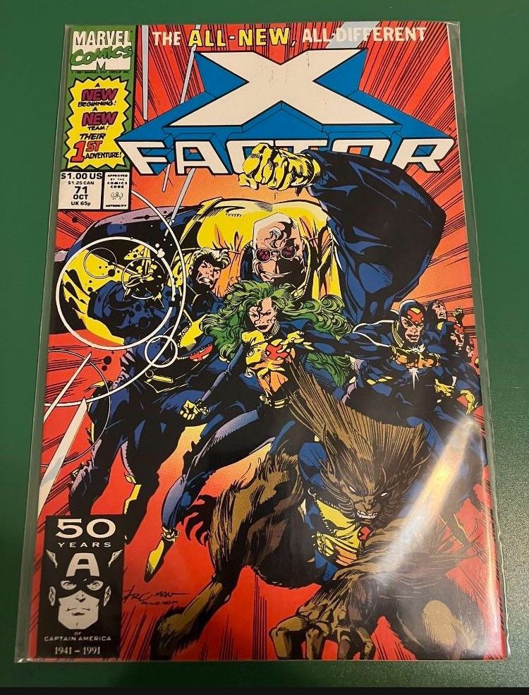 🗝️ 1991 X Factor 71 Comic Book 