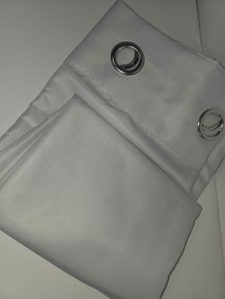 Grommet Top Nimbus Cloud Curtains 255x245cm 2 panel.