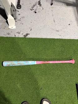 Custum stinger Blue and Pink Baseball Bat maple