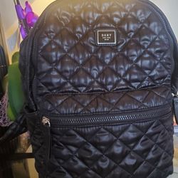 DKNY Large Black Backpack.