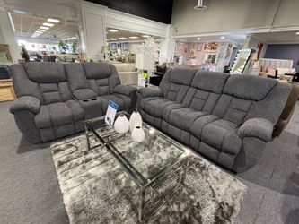 2 PC RECLINER SOFA AND LOVESEAT