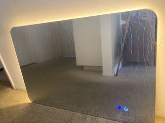 【Frame Glue Issue】 24”x36” LED Bathroom Mirror - Works Great Price firm