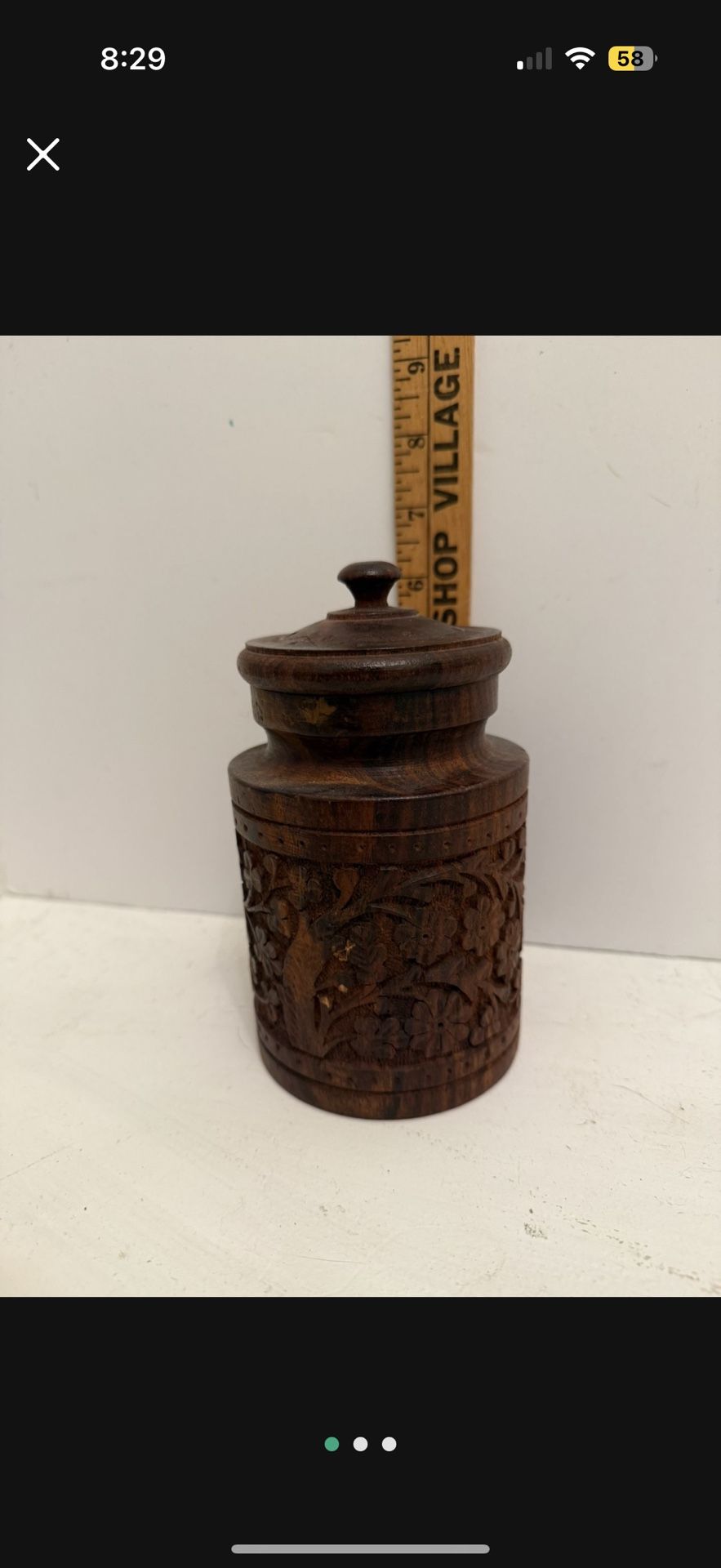 Carved Jar