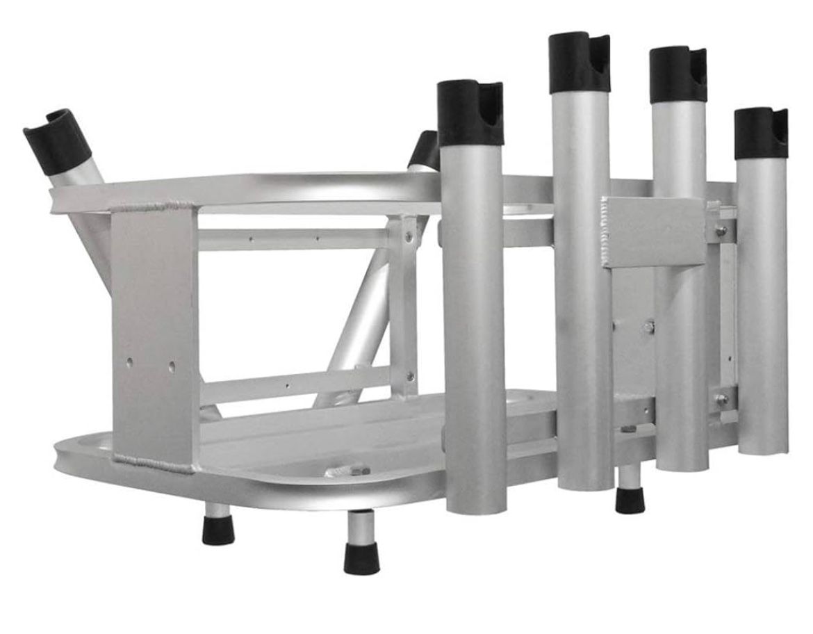 Aluminum Cooler And Rod Rack For Jet Ski