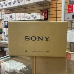 Sony FX30 Cinema Camera