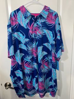 Brand new men’s size 4xl tropical polo shirt $25