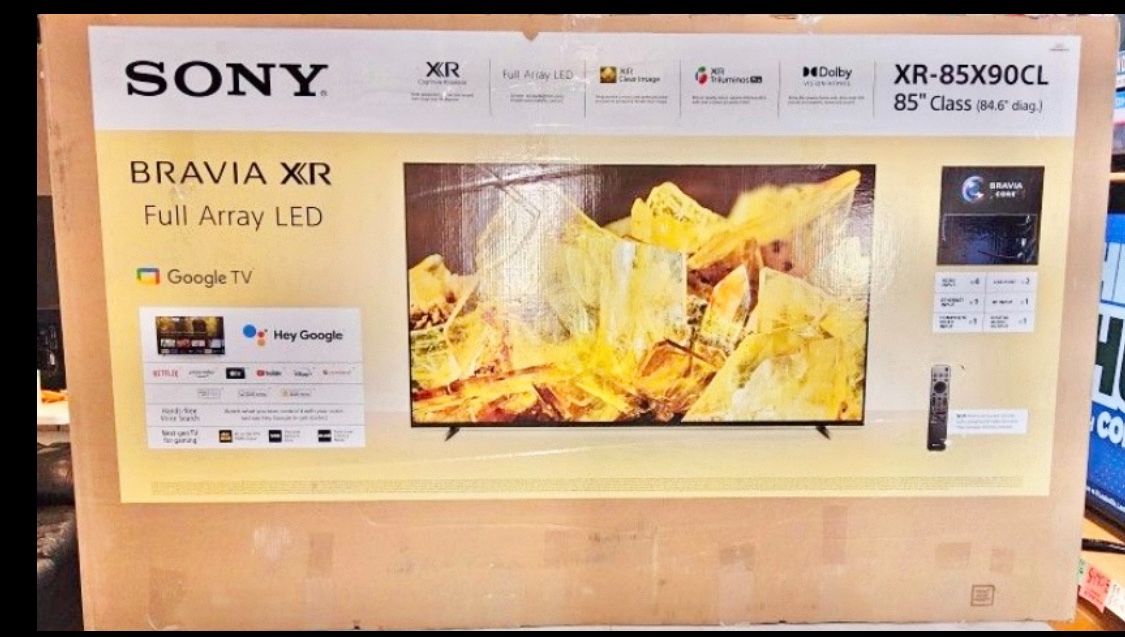 85 Sony Tv X90Cl Smart 4k Hdtv In Box 6 Month Warranty. Free Delivery 