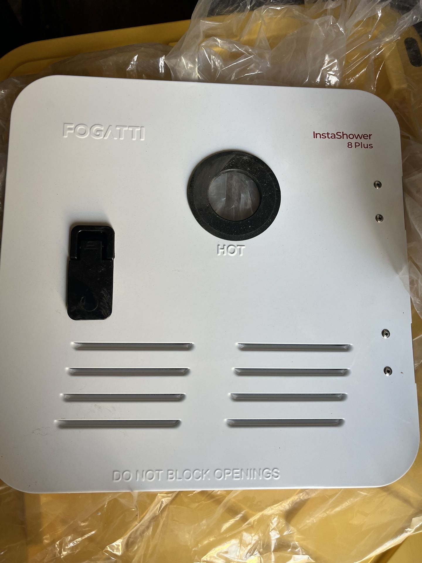 Fogatti 15 X 15 Inches RV Water Heater White Door  DOOR ONLY!!