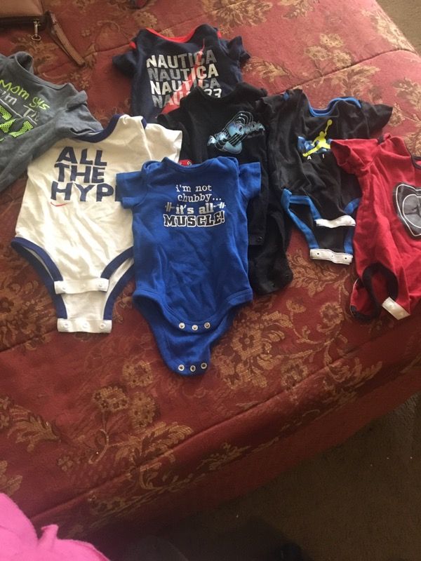 Baby boy name brand onesies