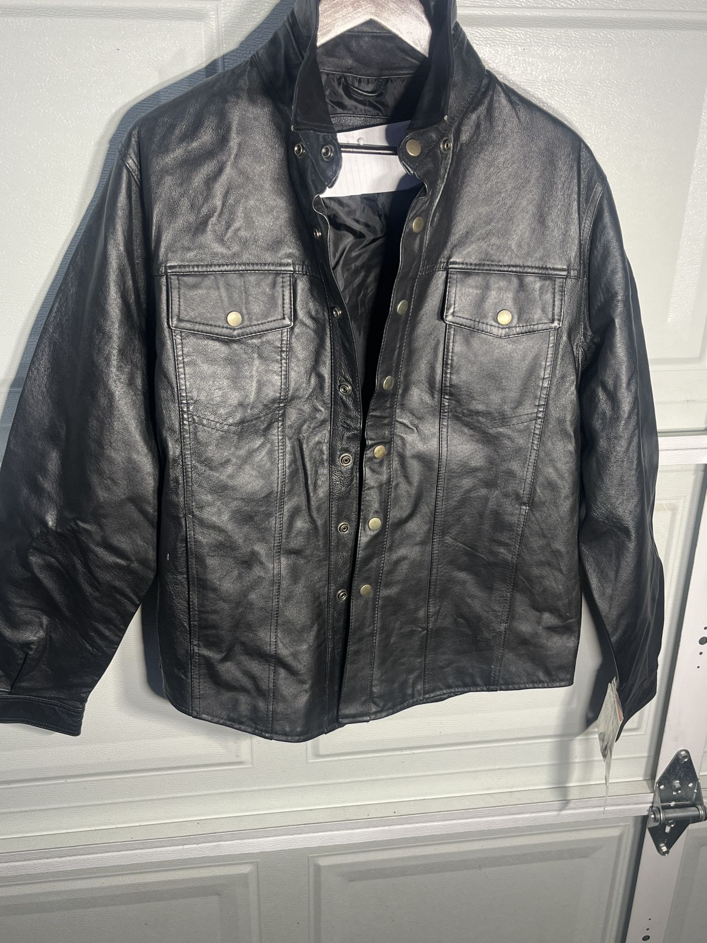 Leather Jean Snap in Shirt