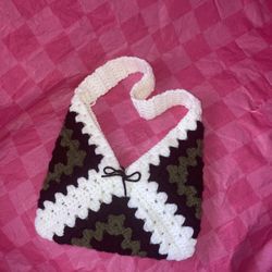 Crochet Granny Square Shoulder Bag $20