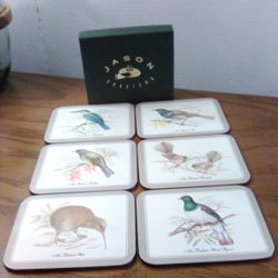 New Zealand Birds Set of 6 Coasters Jason Products