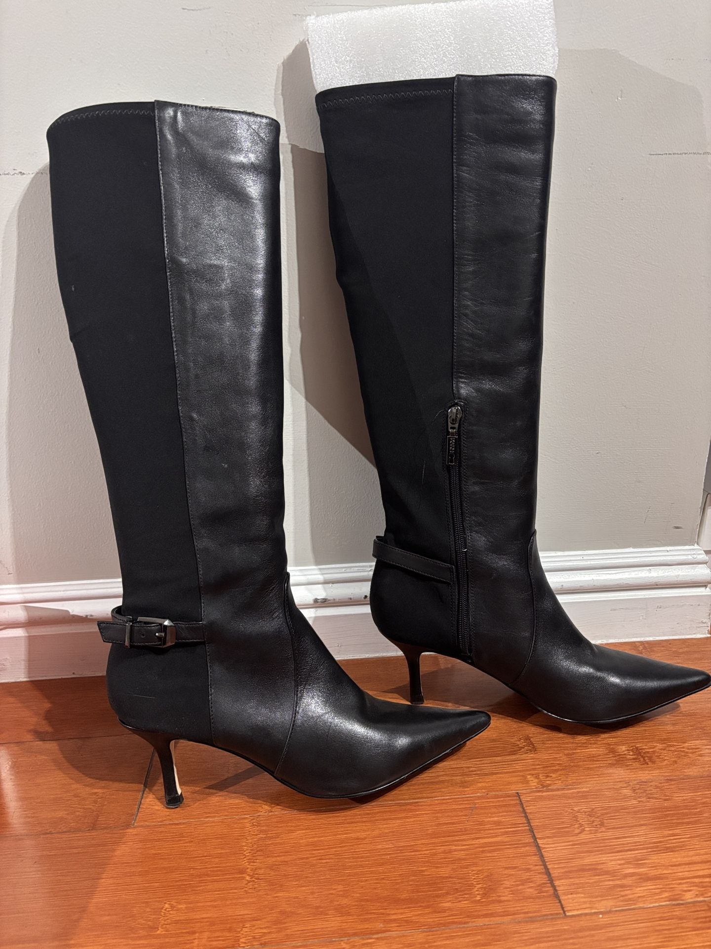 Ivanka Trump leather knee-high boots size 8
