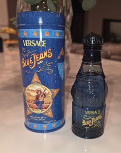 Versace Blue Jeans Man EDT 75ml / 2.5oz — New Unused With Original Can