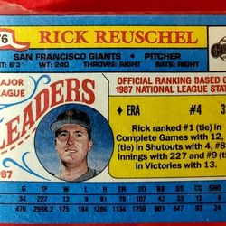 88 TOPPS BASEBALL MINI UNOPENED MAJOR LEAGUE SCORE LEADERS 