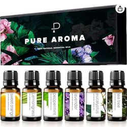  Top 6 Aromatherapy Oils Gift Set-6 Pack