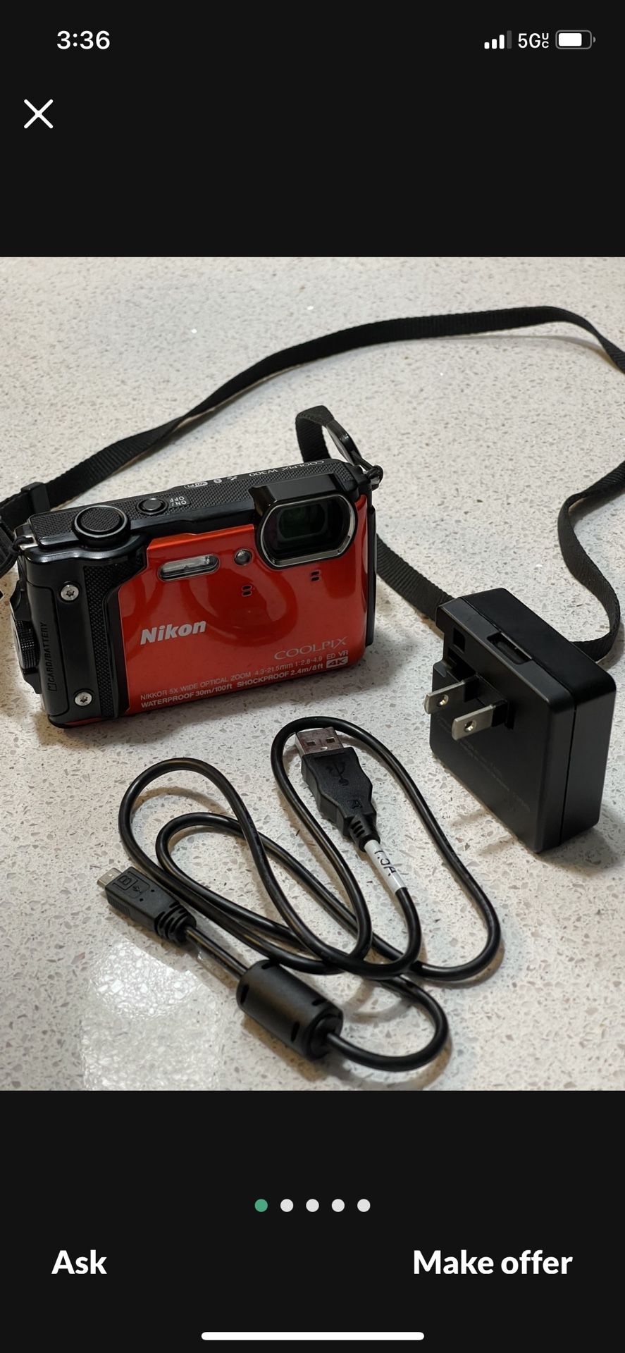 Nikon COOLPIX W300 4K Waterproof Camera/Camcorder