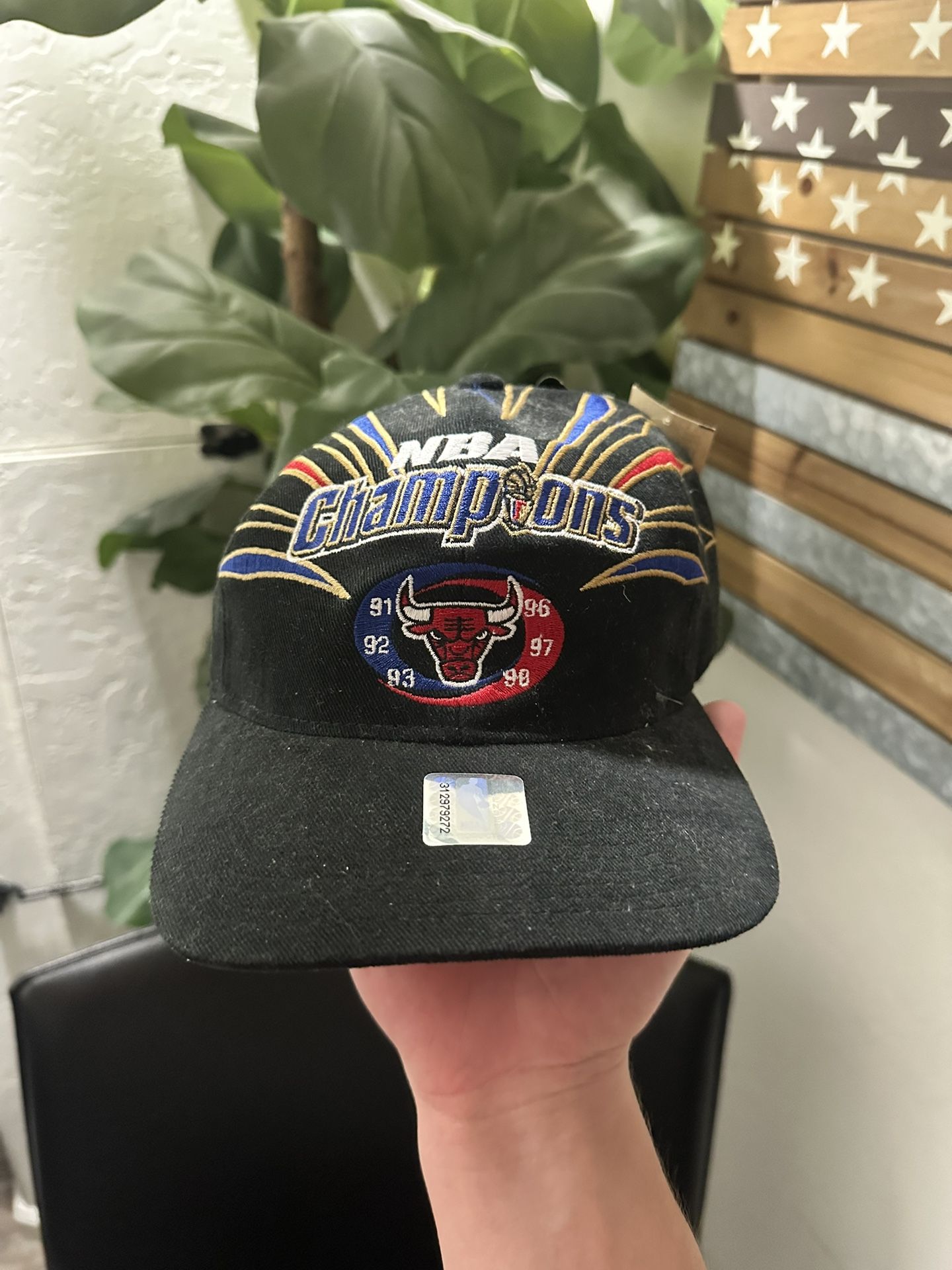 Vintage Bulls 1998 Championship Hat W Original Tags