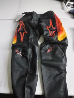 New official alpinestars motocross fluid corsa pants size 30