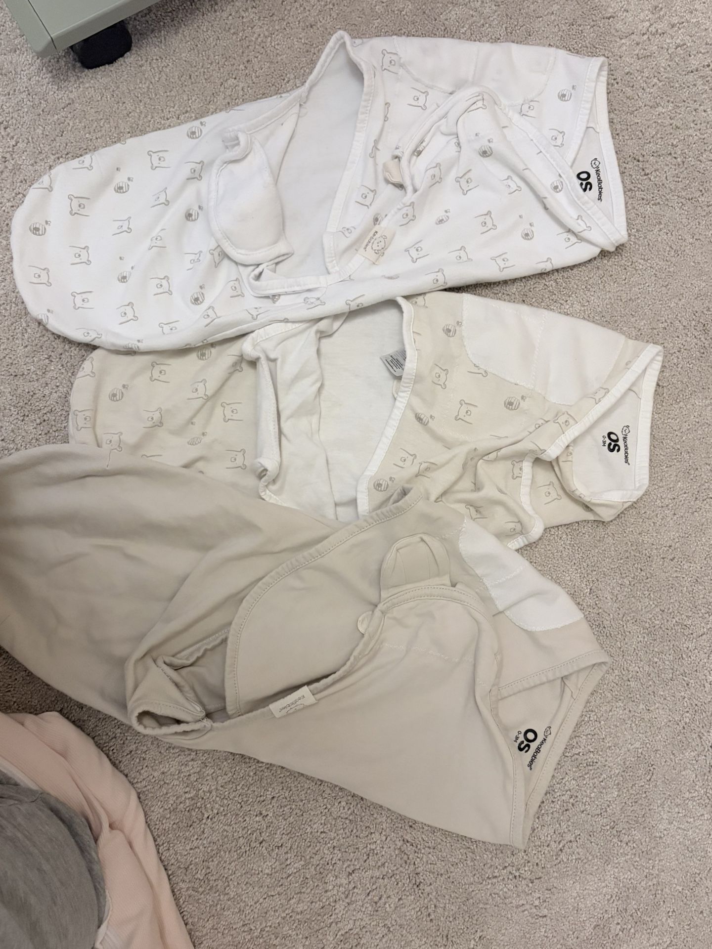 KeaBabies 3-Pack Organic Baby Swaddle Sleep Sacks - Swaddles for Newborns, Infant 0-3 Months, Baby Girls, Boys, Soft & Snug Newborn Sleep Sack, Nurser