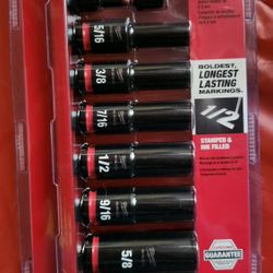 Milwaukee 8pc 3/8" Drive Impact Socket Set