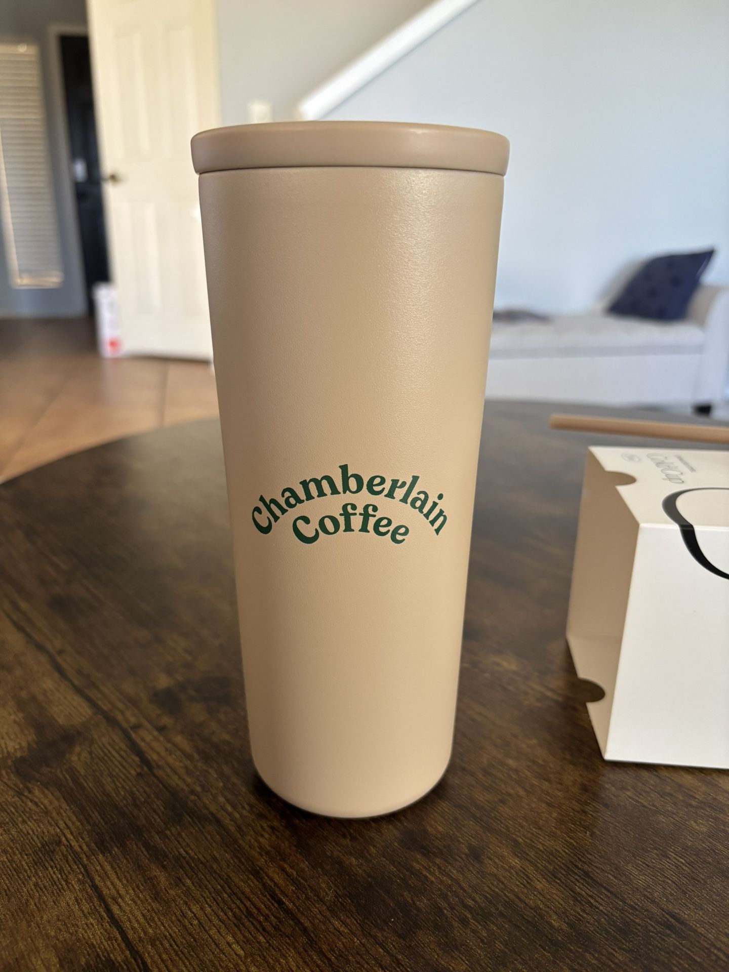 Chamberlain coffee Straw Tumbler