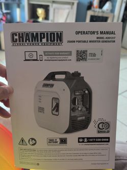 2500W Portable Inverter Generator