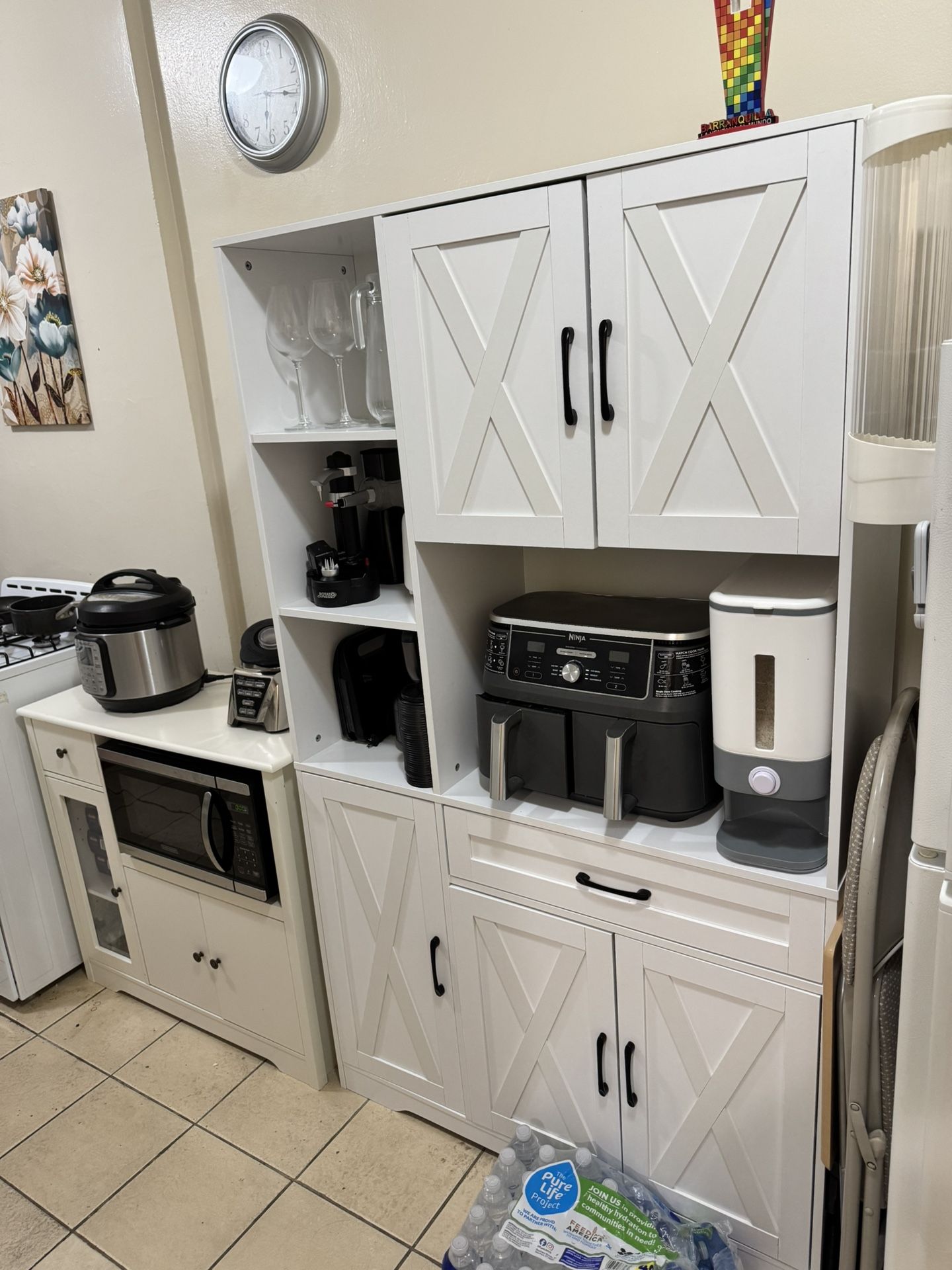 Kitchen Pantry Storage Cabinet