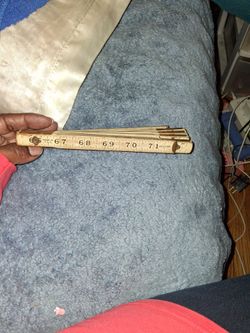 Vintage Wood Folding Ruler