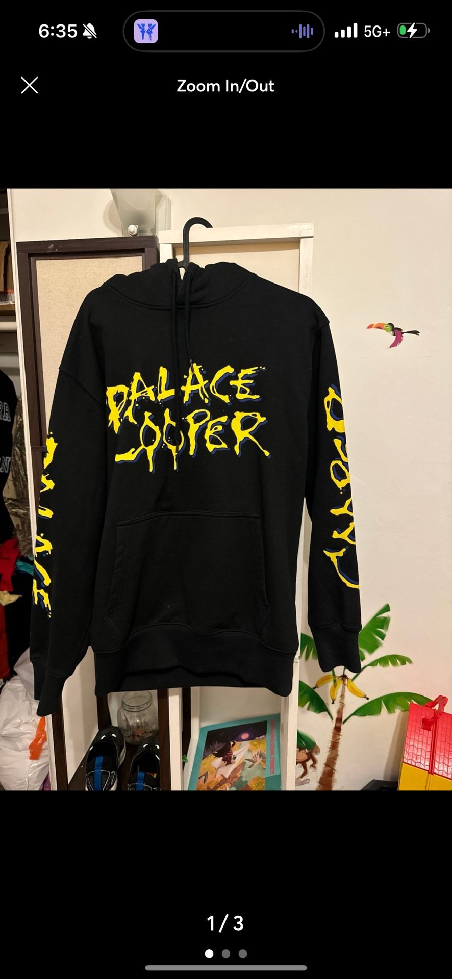 Palace Alice Cooper Hood size s