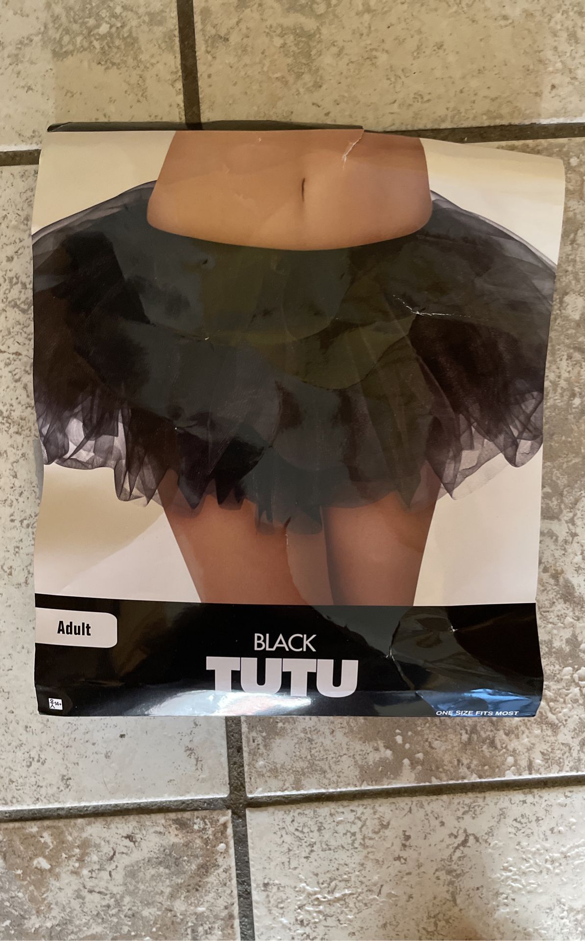 Black Tutu Skirt Adult Halloween Costume 