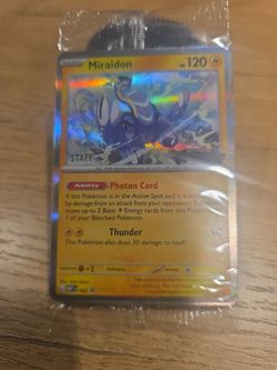 Pokemon Pitch Black Pre-Release Staff Promo