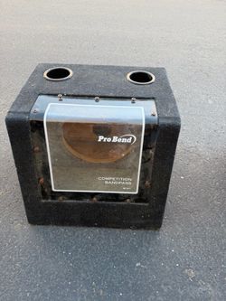 Pro Bend Competition Bandpass Subwoofer Box