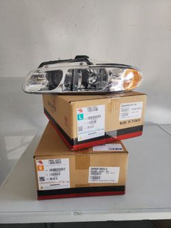 2000 Dodge Chrysler Plymouth Minivan Headlights With LED Bulbs