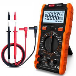 T9205N Digital Multimeter Voltage Tester, True RMS Voltmeter, NCV