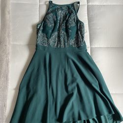 Green Dress  Size 7