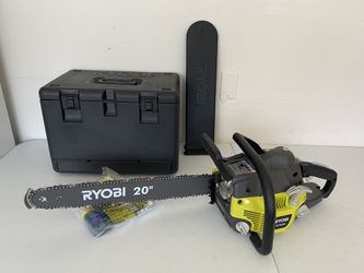 RYOBI 20 in. 50 cc 2-Cycle Gas Chainsaw with Heavy-Duty Case