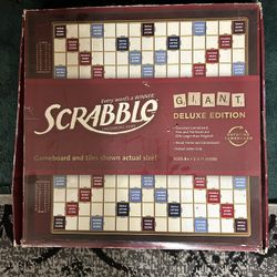 Giant Scrabble Game Deluxe Edition