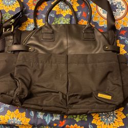 Skip hop black diaper bag