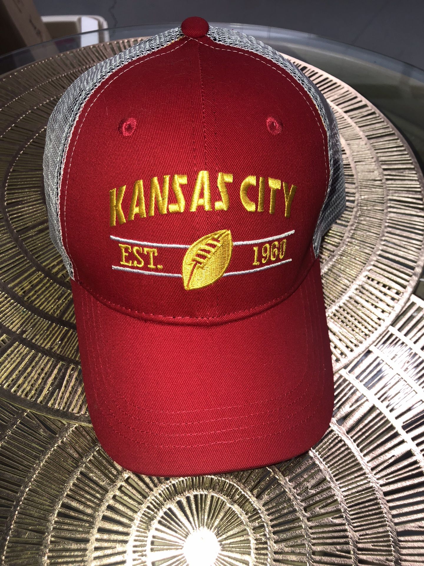 KANSAS CITY CHIEFS BASEBALL STADIUM CAP