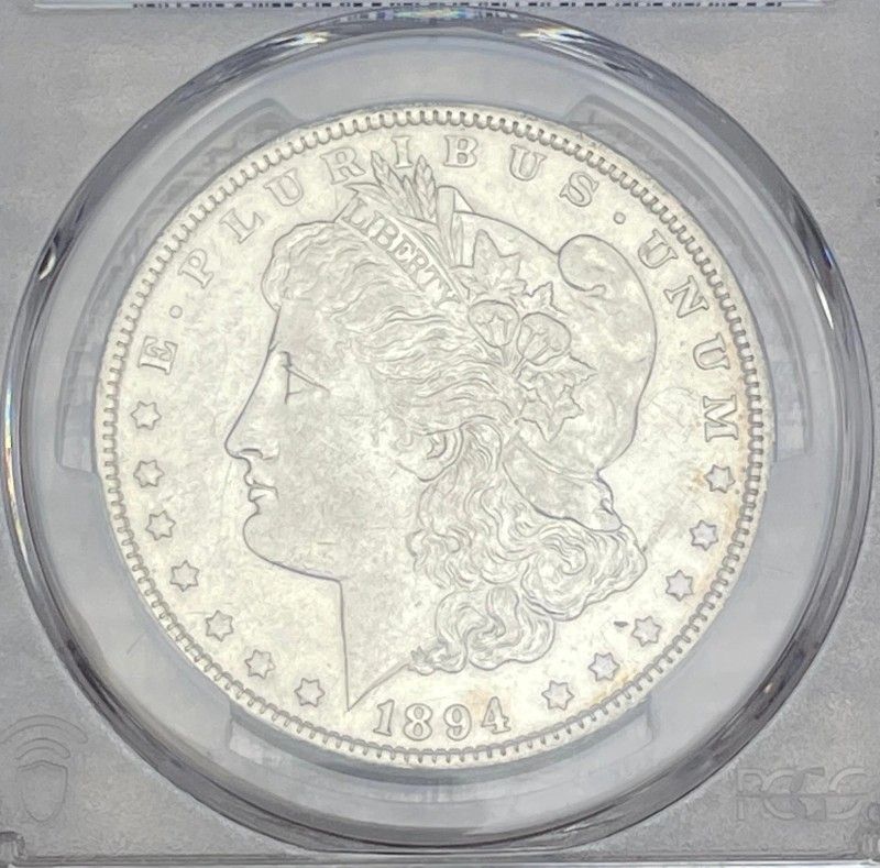 1894 $1 US Morgan Silver Dollar